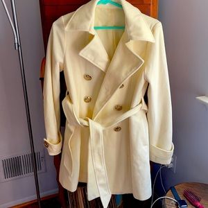 Beige Peacoat